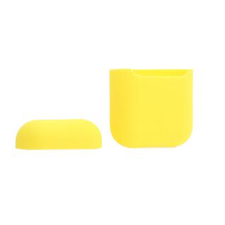 Чехол силиконовый для AirPods Case Protection ультратонкий Желтый Superthin