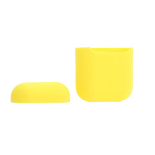 Чехол силиконовый для AirPods Case Protection ультратонкий Желтый Superthin 42533190