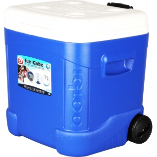 Контейнер изотермический (термобокс) Igloo Ice Cube 60 Roller на колёсах 56л синий (00045097)