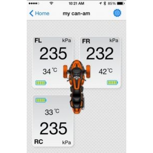 Система контроля давления и температуры в шинах Fobo Bike (для мотоцикла) 833069 5