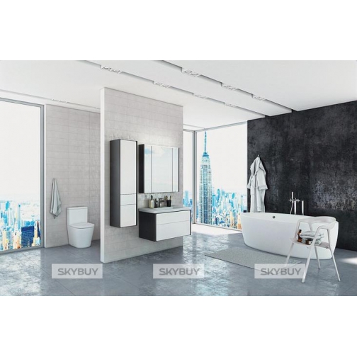 Мебель для ванной Roca Ronda 80 белый глянец, антрацит 37959075 11