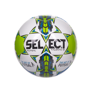 Мяч футзальный Select Talento 852617, U-13, № 3, белый/зеленый оранжевый (3)