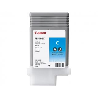 Картридж Canon PFI-102C для Canon IPF500, 600, 700, оригинальный, голубой 7549-01