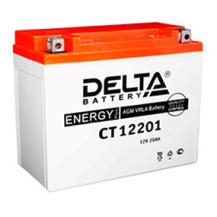 Мотоаккумулятор Delta CT 12201 (YTX20L-BS) 20 Ач