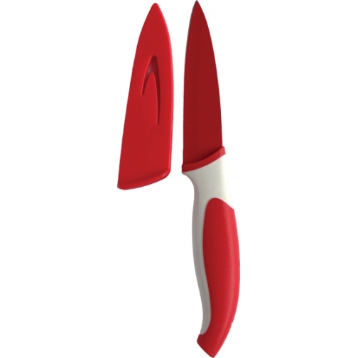 Нож красный Microban с футляром 94071