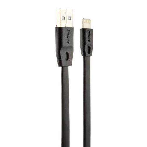USB дата-кабель Remax Full Speed series RC-001i LIGHTNING fast charging плоский (2.0 м) черный 42531932