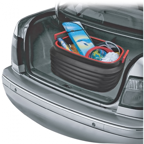 Органайзер в багажник автомобиля Autolux A15-1503-C (50х34х12~30 см, складываемый пластиковый) 833244