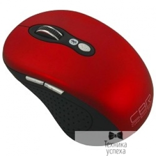 Cbr CBR CM-530 Bluetooth Red, Мышь 1200/1600/2400 dpi, 2 доп.кл., софттач, мини
