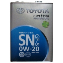 Моторное масло TOYOTA SN 0W20 4л арт. 0888010505
