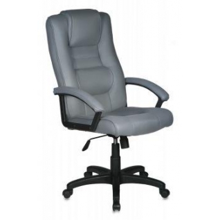 Кресло для руководителя Бюрократ T-9906AXSN/F11 серый F11 искусственный нубук