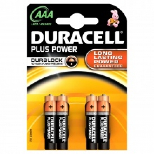 Батарейки Duracell AAA (мизинчиковые) LR03/MN2400 (блистер 4 шт) 5246086