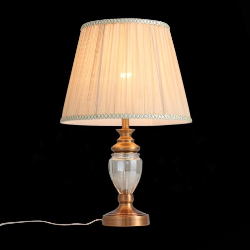 Настольная лампа St Luce Бронза/Бежевый E27 1*60W SL965.304.01 37396774 1