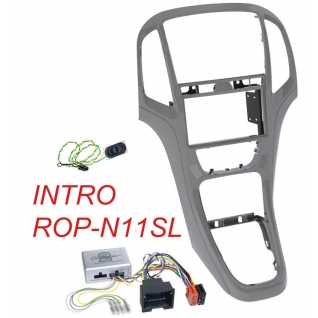 Переходная рамка Intro ROP-N11SL для Opel Astra-J 2009+ 2DIN Gray (крепеж)