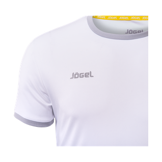 Футболка футбольная Jögel Jft-1010-018, белый/серый, детская размер XS
