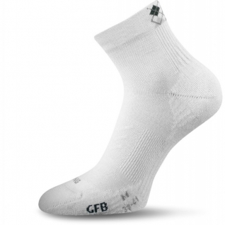 Носки Lasting GFB 001 для спорта, белые, лето