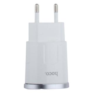 Адаптер питания Hoco C37A Thunder power single port charger с кабелем Lightning (USB: 5V max 2.4A) Белый
