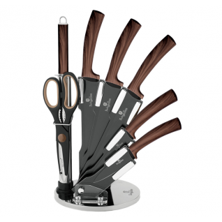 Berlinger Haus Набор ножей на подставке 8 предметов Forest Line