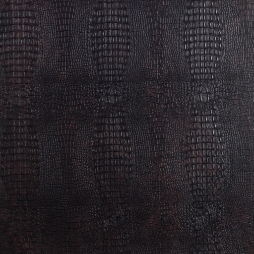 Кожаные панели 2D ЭЛЕГАНТ Crocodile (коричневый) основание пластик, 1200*1350 мм 6768633