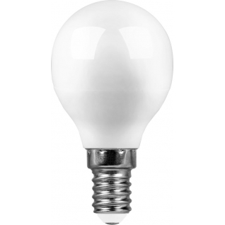 Светодиодная лампа Feron SBG4505 5W 2700K 230V E14 G45