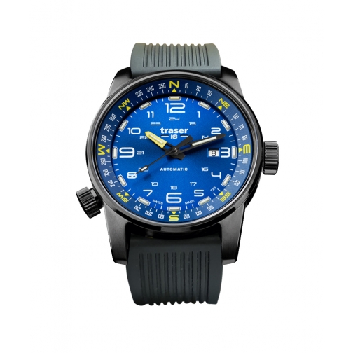 Часы Traser P68 Pathfinder Automatic Blue, каучук 37687861