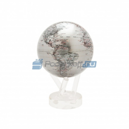 Глобус мобиле с картой мира, белый, d 16.5 763153