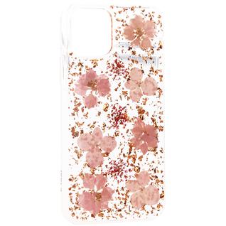 Чехол-накладка силиконовая K-Doo Flowers TPU+Dried Flowers+Lucite для Iphone 11 Pro (5.8") Розовая