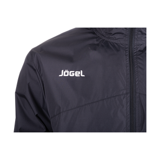 Куртка ветрозащитная детская Jögel Jsj-2601-061, полиэстер, черный/белый размер YL