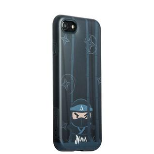 Накладка пластиковая iBacks Ninja PC Case для iPhone 8/ 7 (4.7") - (ip70007) Black Черная