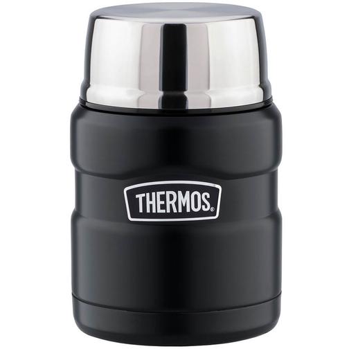 Термос для еды с широким горлом Thermos чёрный, с ложкой SK3000-BK 42285716