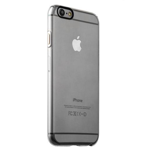Накладка пластиковая iBacks Inherent Jacket Transparent Case для iPhone 6s/ 6 (4.7) - (ip60307) кнопка Silver 42530522