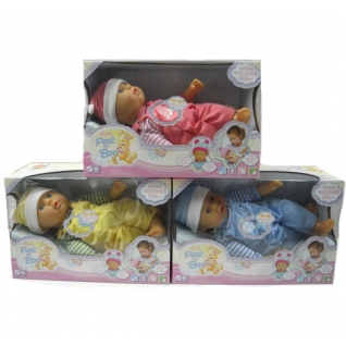 Пупс в комбинезоне и шапочке Baby Peek-a-Boo, 40 см Shenzhen Toys