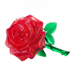 3D-пазл "Красная роза", 44 элемента Crystal Puzzle
