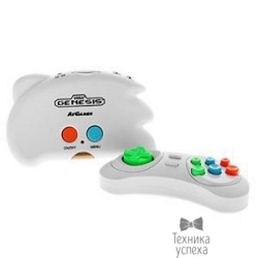 Sega SEGA Genesis Nano Trainer + 40 игр (геймпад, AV кабель) белый ConSkDn33 6873900