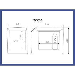 Термоэлектрический автохолодильник Dometic TropiCool TCX-35 (+ аккумуляторы холода в подарок!)