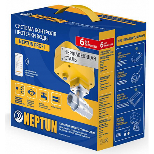 Neptun PROFI WiFi ½ система защиты от протечки воды 42674542