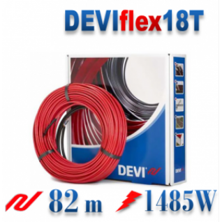 Нагревательный кабель Devi Deviflex 18T, 82 м