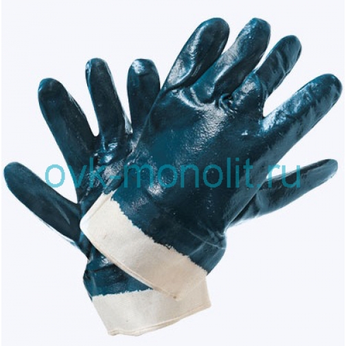 Перчатки с нитриловым покрытием (манжет - крага) 1025551