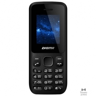 Digma Мобильный телефон Digma A101 2G Linx черный 2Sim 1.8" TN 128x160 BT 482615