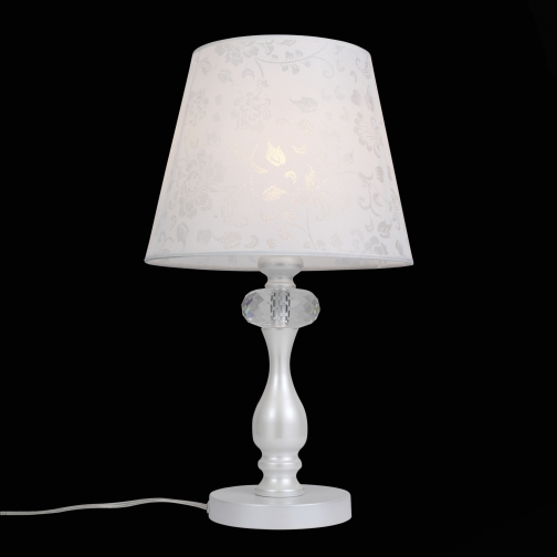 Настольная лампа St Luce Белый, Прозрачный/Белый E14 1*40W 37396290 7