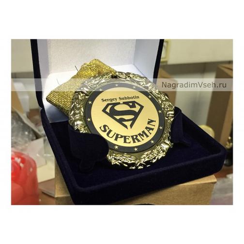 Медаль именная Superman 42670315
