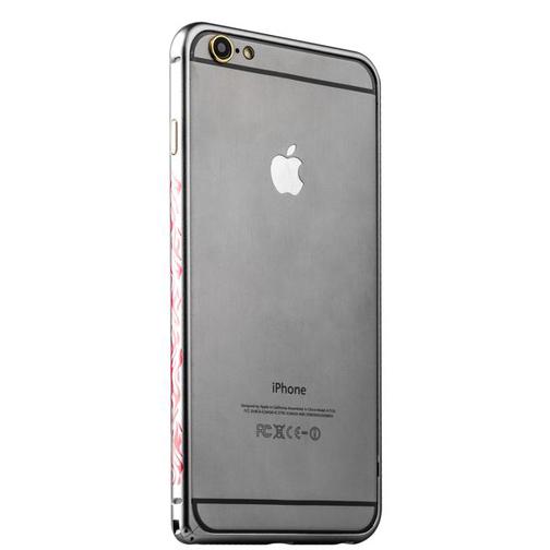 Бампер металлический iBacks Colorful Arc-shaped Flame Aluminium Bumper для iPhone 6s Plus/ 6 Plus - gold edge (ip60064) Gray 42530514