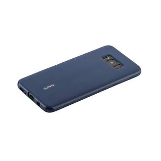Чехол-накладка силиконовый Cherry матовый 0.4mm & пленка для Samsung Galaxy S8 Plus Синий