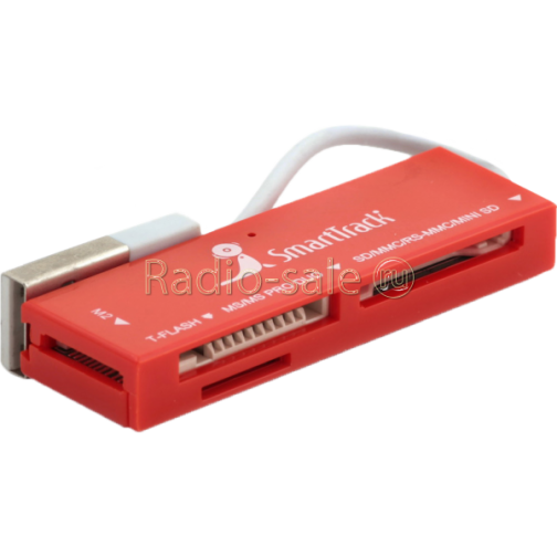 Картридер All-in-1 - USB 2.0 STR-717 внешний ( MicroSD,M2,MiniSD,MS Duo,MMC,SDHC => USB ) USB 2.0 1316709