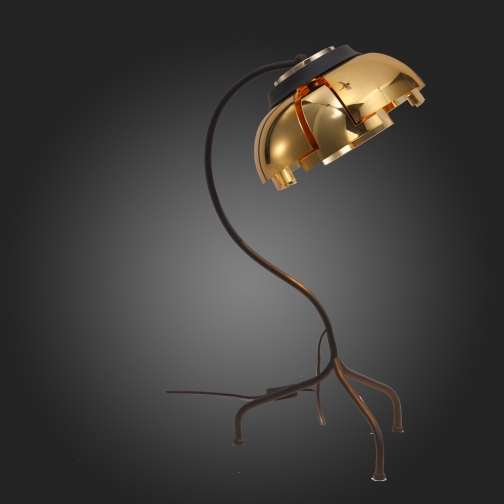 Настольная лампа St Luce Черный/Золото E27 1*40W 37396476 1
