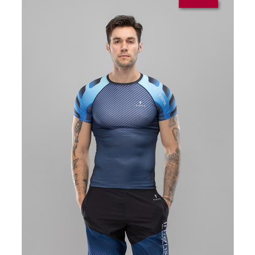 Мужская спортивная футболка Fifty Intense Fa-mt-0103, принт синий размер S 42365235 4