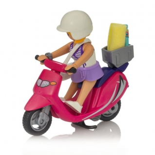 Конструктор Playmobil Экстра-набор:Посетитель пляжа со скутером