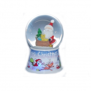Сувенир "Снежный шар" - Дед Мороз (свет), 8 см Новогодняя сказка