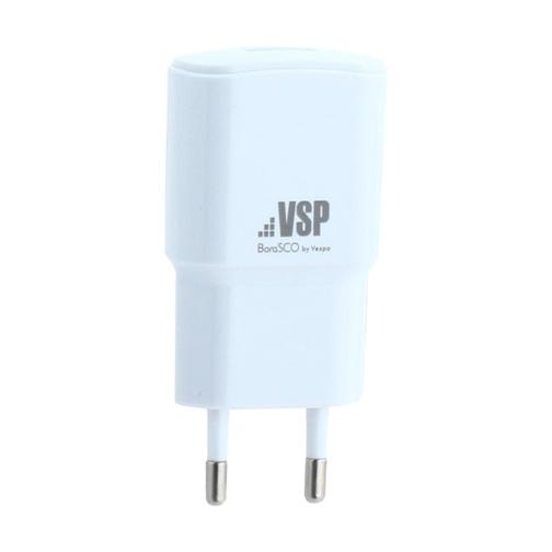 Адаптер питания BoraSCO charger B-20641 (USB: 5V/1A) Белый 42535804