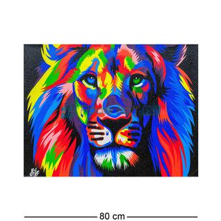 Картина "Радужный лев"