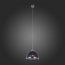 Светильник подвесной St Luce Хром/Черный E27 1*60W